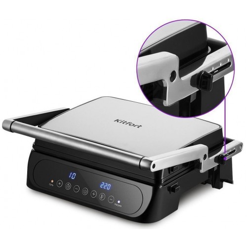 Гриль Kitfort KT-3697 (серебристый/черный) 5
