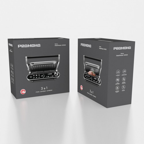 Гриль Redmond GM303 (серый) 8
