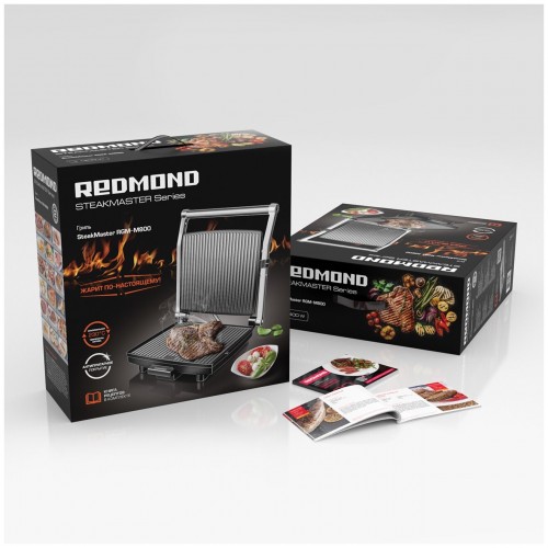 Гриль REDMOND SteakMaster RGM-M800 (черный/серебристый) 5