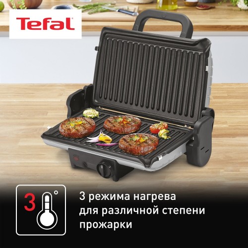 Гриль TEFAL GC205012 (серебристый) 5