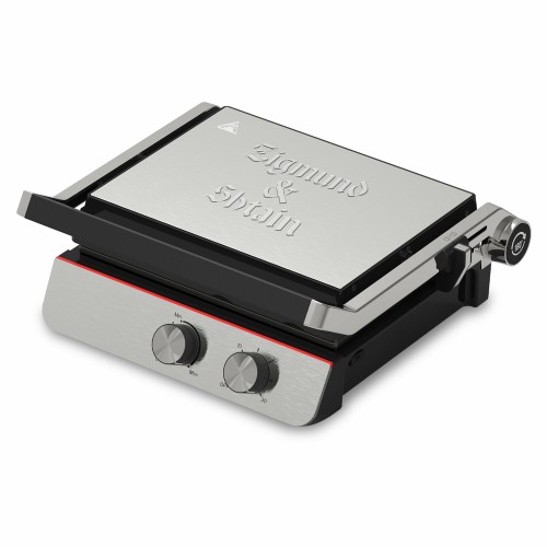 Гриль Zigmund Shtain ZEG-926 (серебристый/черный) 9