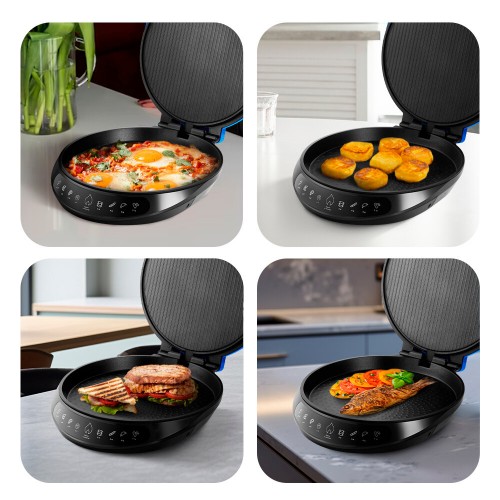 Пиццамейкер Kitfort КТ-3680 (черный/синий) 1