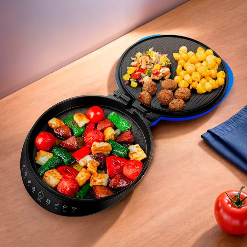 Пиццамейкер Kitfort КТ-3680 (черный/синий) 2