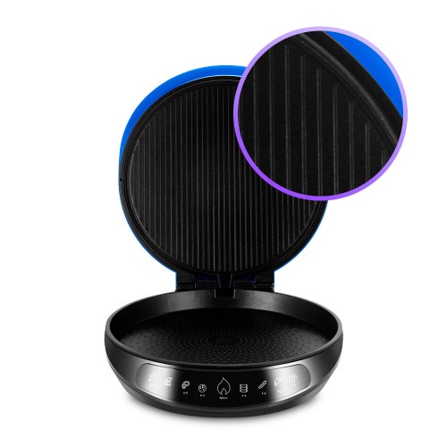 Пиццамейкер Kitfort КТ-3680 (черный/синий) 3