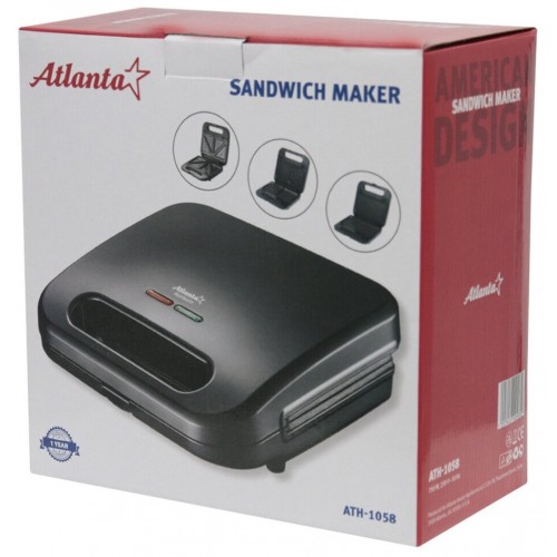 Сэндвичница Atlanta ATH-1058 (черный) 6