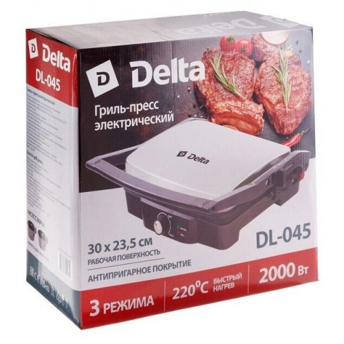 Сэндвичница DELTA DL-045 (серебристый) 8