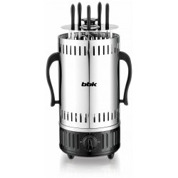 Шашлычница BBK BBQ601T (серебристый/черный)