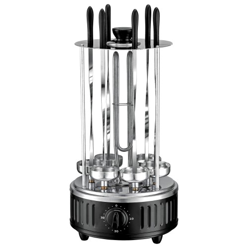 Шашлычница BBK BBQ603T (серебристый/черный) 4