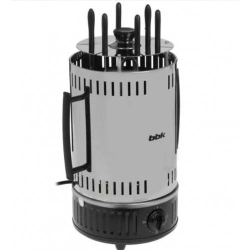 Шашлычница BBK BBQ603T (серебристый/черный) 7