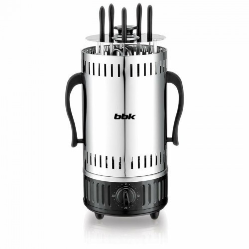 Шашлычница BBK BBQ603T (серебристый/черный) 8