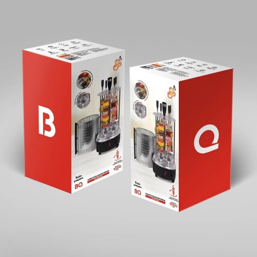 Шашлычница BQ BBQ1000 (черный/стальной) 7