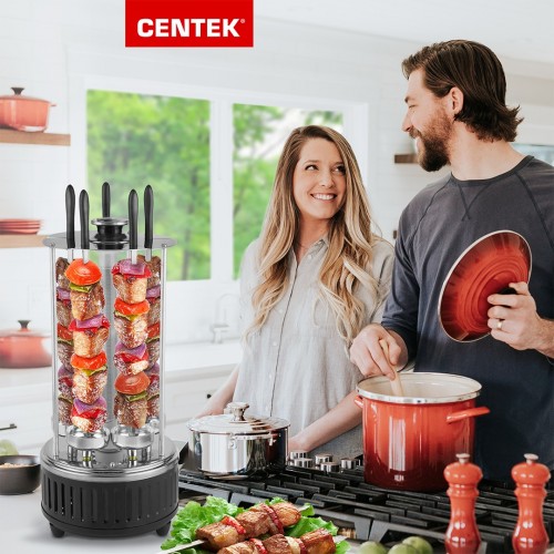 Шашлычница CENTEK CT-1460 (серебристый) 9