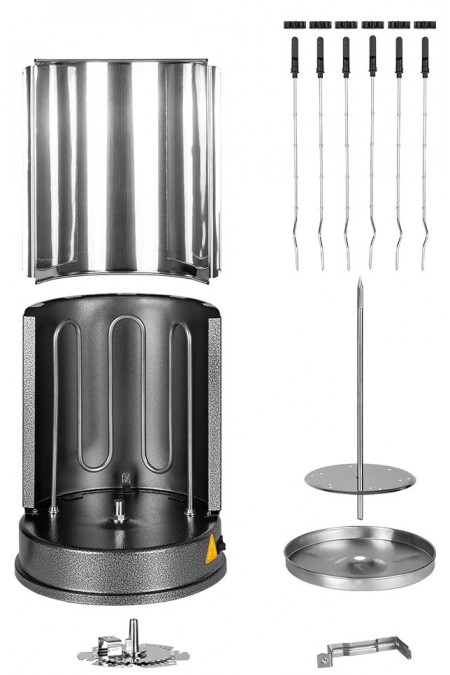 Шашлычница Kitfort KT-1404 (серебристый) 2