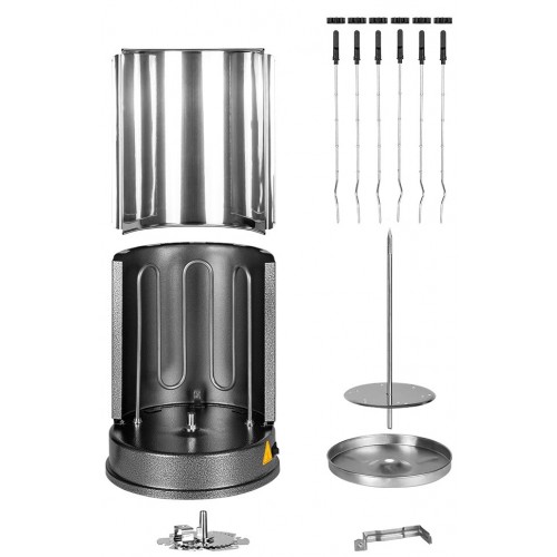 Шашлычница Kitfort KT-1404 (серебристый) 3