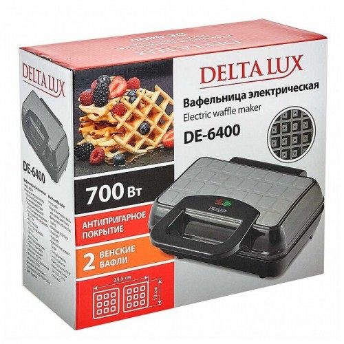 Вафельница Atlanta ATH-1078 (черный) 6