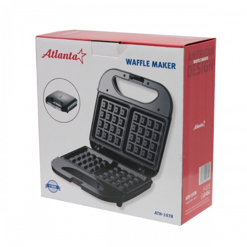 Вафельница Atlanta ATH-1078 (черный) 9