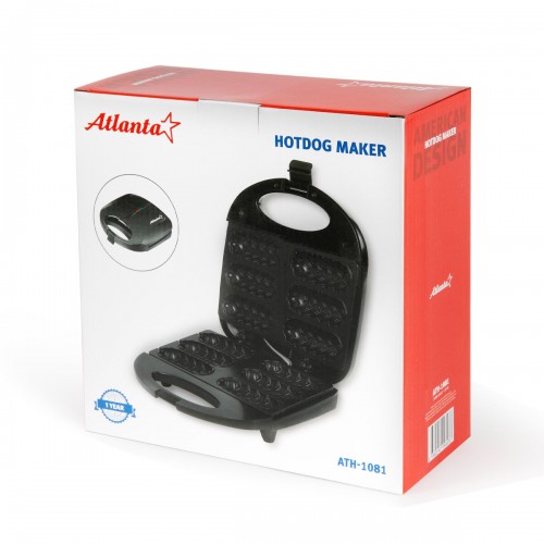 Вафельница Atlanta ATH-1081 (черный) 2