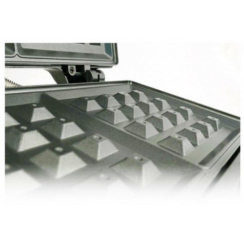 Вафельница CENTEK CT-1447 (черный/серебристый) 7