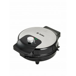 Вафельница DELTA DL-056 (черный/серебристый)