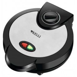 Вафельница Kelli KL-1704 (черный/серебристый)