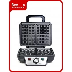 Вафельница Kitfort КТ-1620 (черный/серебристый)