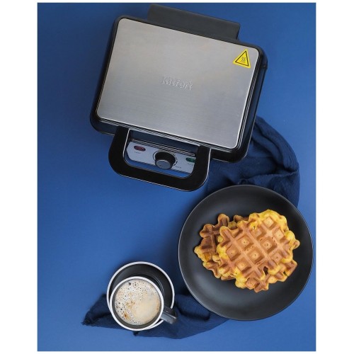 Вафельница Kitfort КТ-1620 (черный/серебристый) 2