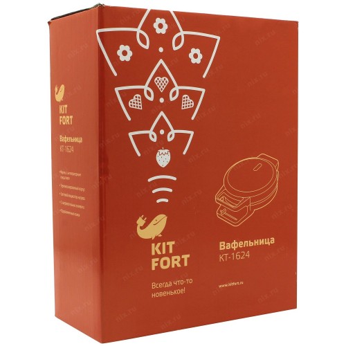 Вафельница Kitfort КТ-1624 (белый) 6