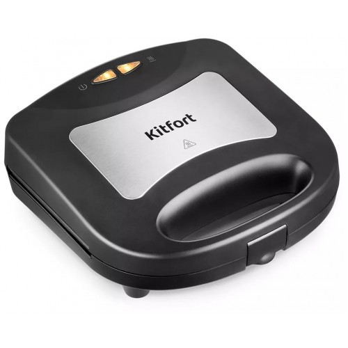 Вафельница Kitfort КТ-1660 (черный/серебристый) 