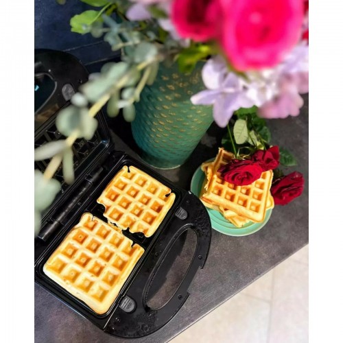 Вафельница Kitfort КТ-1660 (черный/серебристый) 7