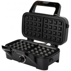 Вафельница Kitfort КТ-1674 (черный/серебристый)