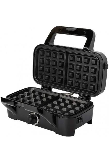 Вафельница Kitfort КТ-1674 (черный/серебристый) 