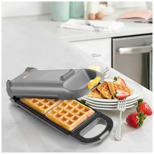 Вафельница Kitfort КТ-1691 (серый) 2