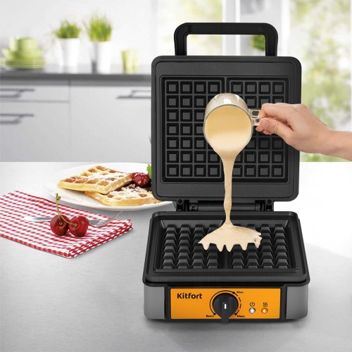 Вафельница Kitfort КТ-1694 (черный) 1