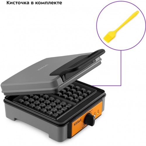 Вафельница Kitfort КТ-1694 (черный) 4