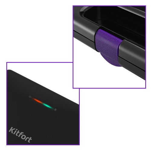 Вафельница Kitfort КТ-3611 (черный) 2