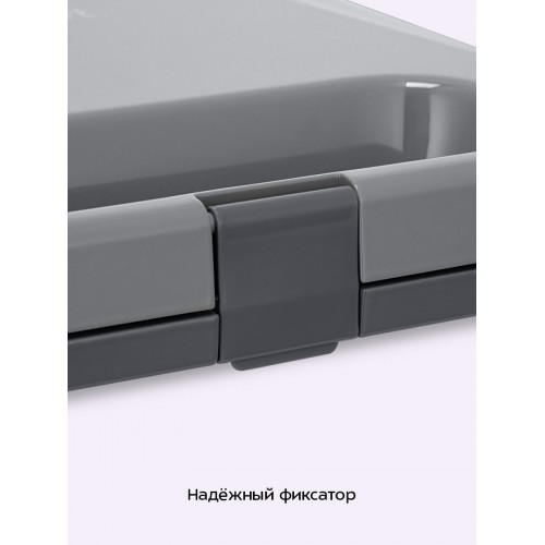 Вафельница Kitfort КТ-3636 (серый/черный) 4