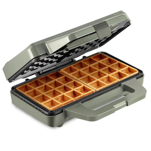 Вафельница Kitfort КТ-3650 (зеленый/серебристый) 1