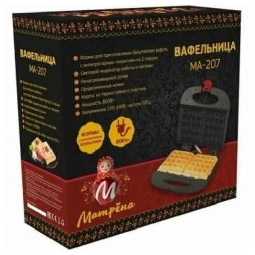 Вафельница Матрёна МА-207 (черный) 1