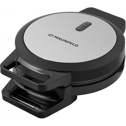 Вафельница MAUNFELD MF-1433BK (черный/серебристый) 