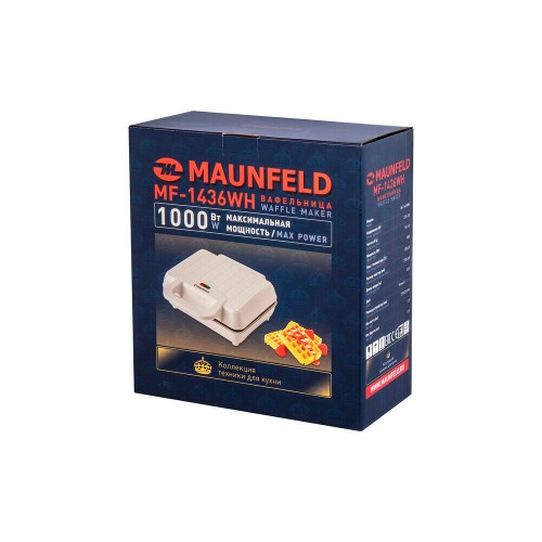 Вафельница MAUNFELD MF-1436WH (белый) 3