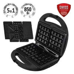 Вафельница Polaris PST-0805 (серебристый/черный)