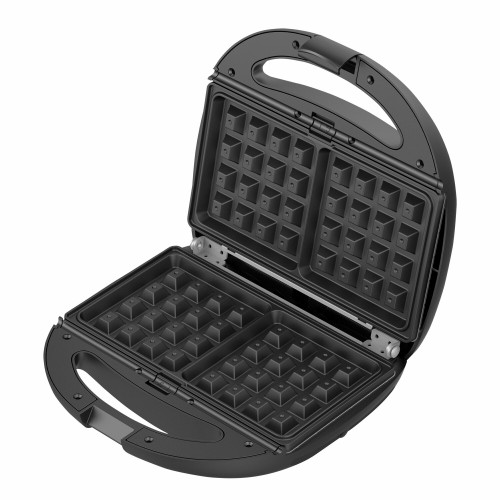 Вафельница Polaris PST-0805 (серебристый/черный) 6