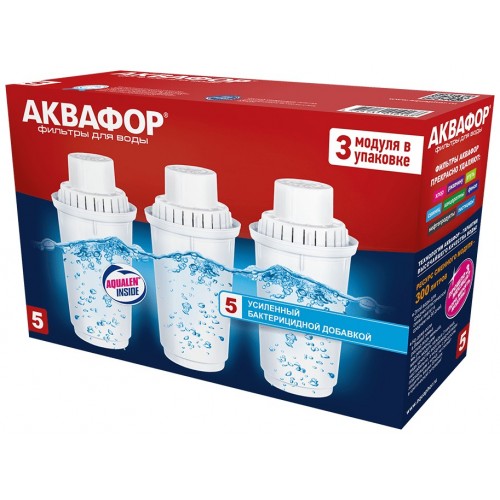 Комплект сменных модулей Аквафор В5,3 шт 