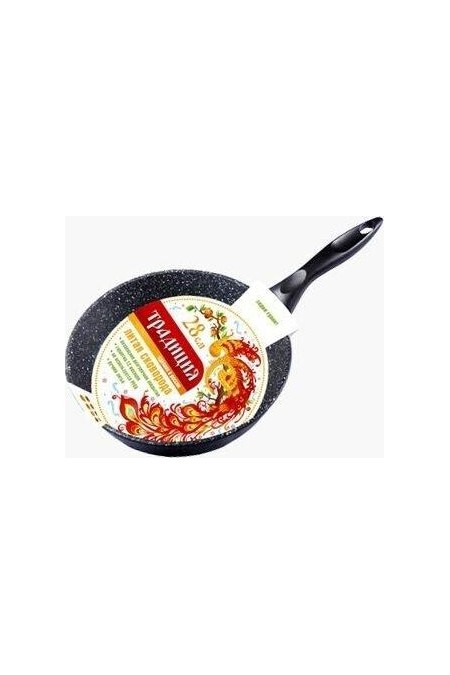 Сковорода Традиция Гранит ТГ2201 20 см (черный) 16