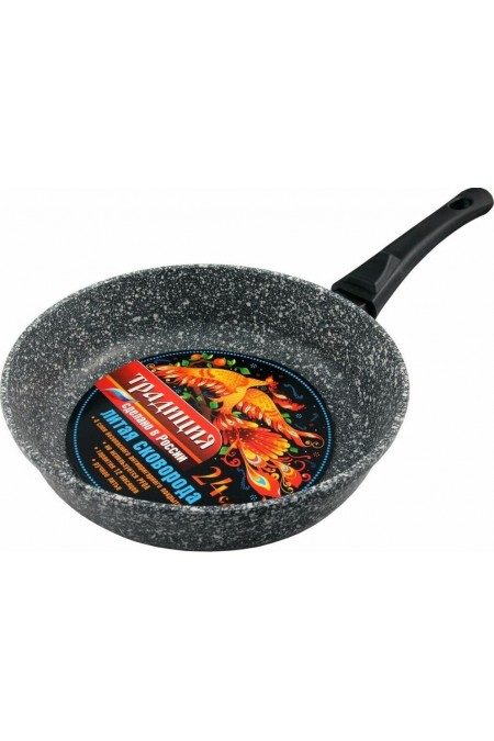 Сковорода Традиция Мрамор ТМ2285 28 см (черный) 17