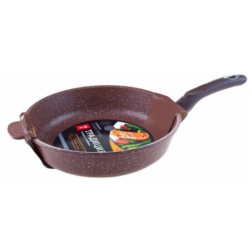Сковорода Традиция Доломит ТД2281 28 см (коричневый) 9