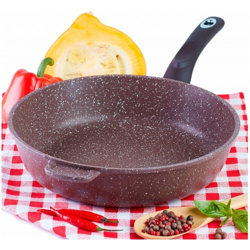 Сковорода Традиция Доломит ТД2281 28 см (коричневый) 27