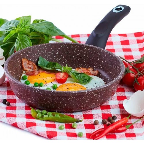 Сковорода Традиция Доломит ТД2281 28 см (коричневый) 5