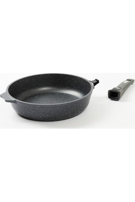 Сковорода Мечта Гранит black 020802 съемная ручка 20 см (черный) 9