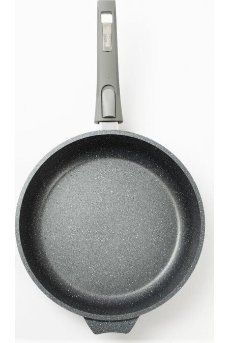 Сковорода Мечта Гранит black 020802 съемная ручка 20 см (черный) 12